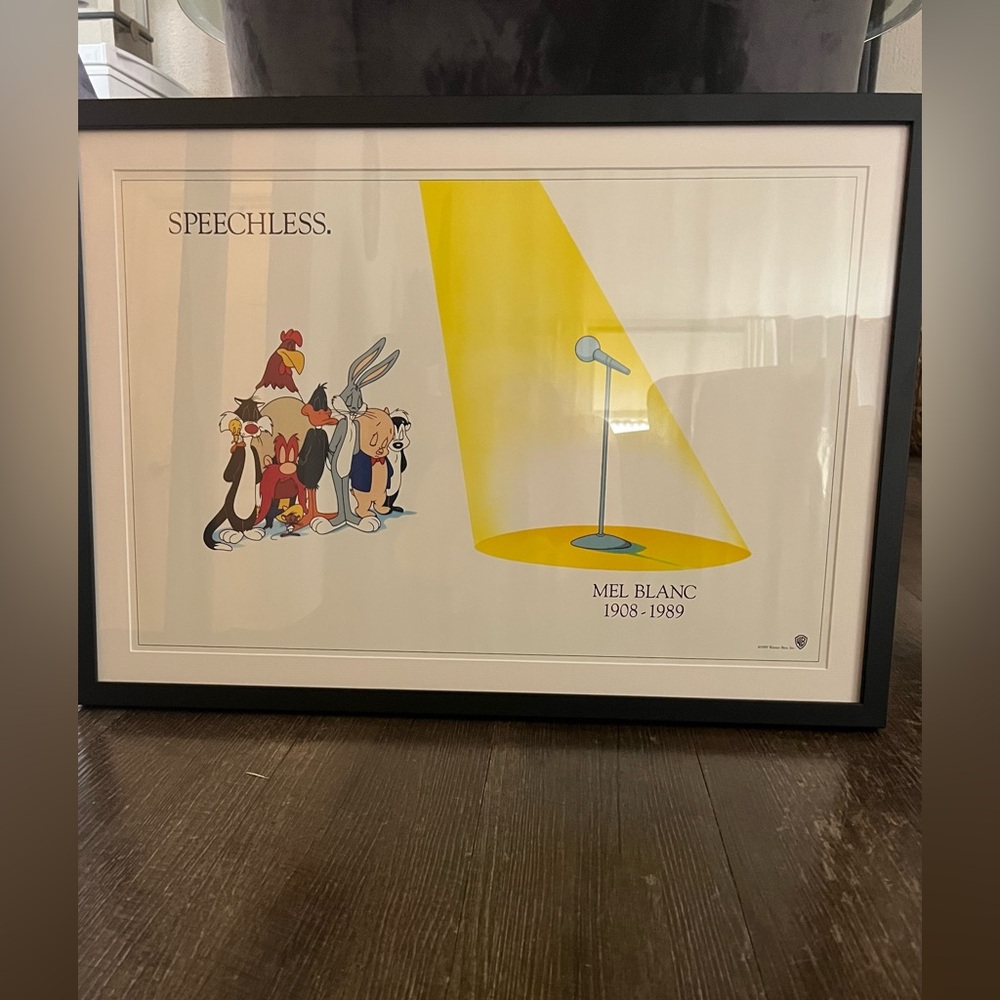 Speechless Looney Tune Warner Bros.Art Print